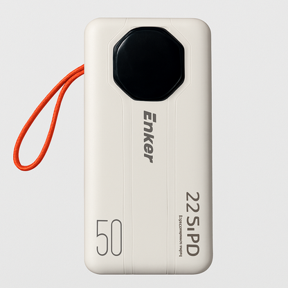 Enker 50,000mAh Ultra High-Capacity Power Bank | Fast Charging Lithium Battery Portable Charger