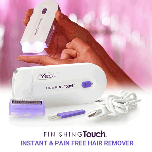 Rechargeable YES Hair Remover for Women | Finishing Touch Electric Hair Removal Tool for Smooth Skin