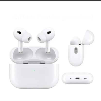 White AirPods with Advanced Noise Cancellation